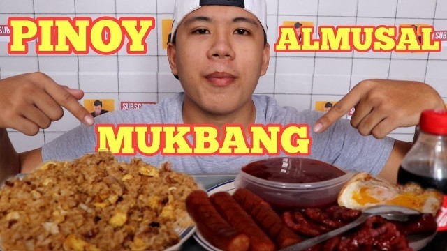 'Pinoy Almusal Mukbang | Filipino Breakfast Mukbang | Pinoy Mukbang | Tocino | Hotdog | Itlog'