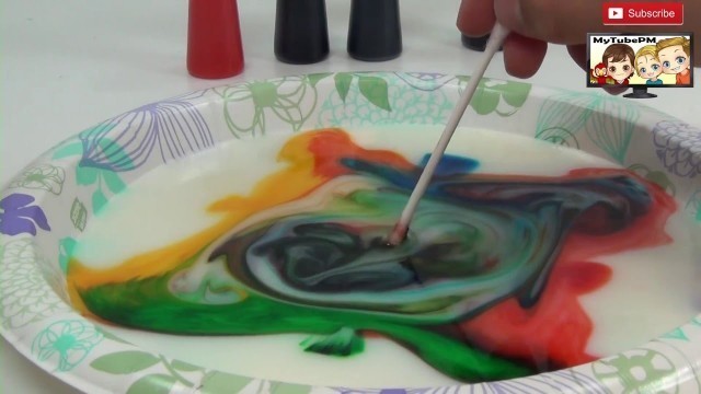 'DIY Rainbow Science Experiment With Milk, Food Coloring, and Liquid Soap'