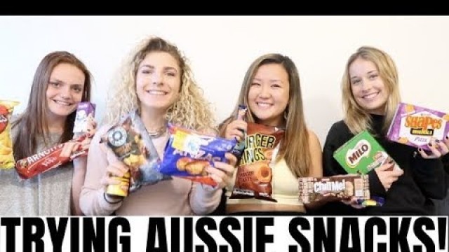 'AMERICANS TRY AUSTRALIAN SNACKS!'