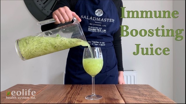 'Immune Boosting Kiwi and Melon Juice | Saladmaster Food Processor Juice | Neolife Cooking Club'