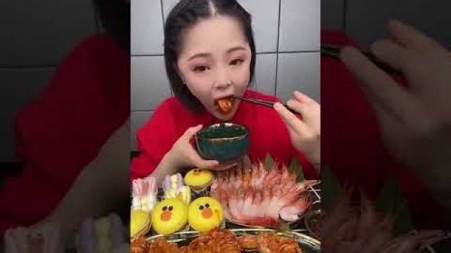 'yummymukbangasmr #food #asmreating #asmrfood #fyp #mukbangvideo #foodporn #eatingshow #koreanfood(4)'