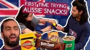 'PAKISTANI AMERICANS TRY AUSTRALIAN SNACKS'