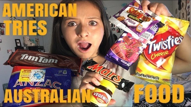 'AMERICAN TRIES AUSTRALIAN FOOD || Brooke Sanchez'