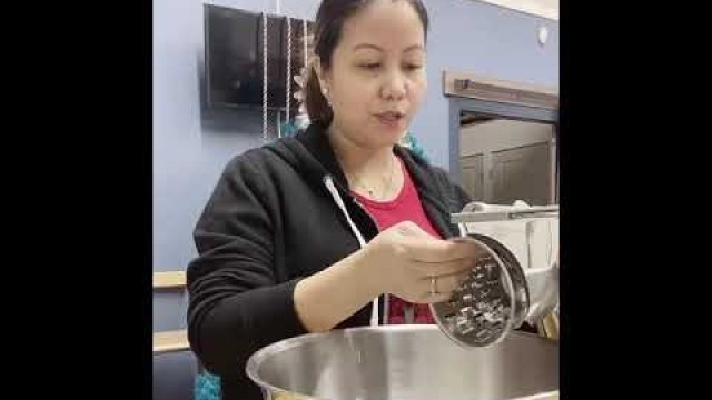 'White Radish salad using my saladmaster food processor'