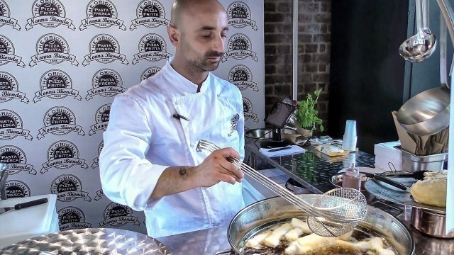 'Fried Pizza and Fried Sweet Rags Naples Style. Italian Street Food in London'