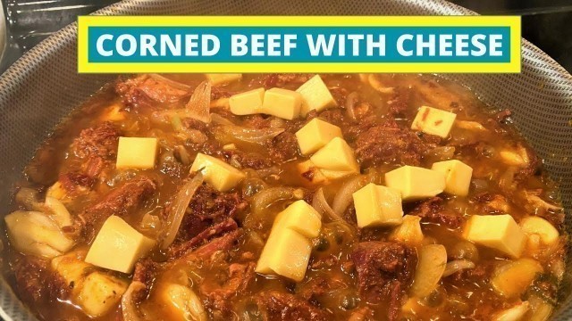 'HOW TO COOK CORNED BEEF WITH CHEESE | PINOY BREAKFAST SERIES | CHEESY CANNED CORNED BEEF | VLOG#8'