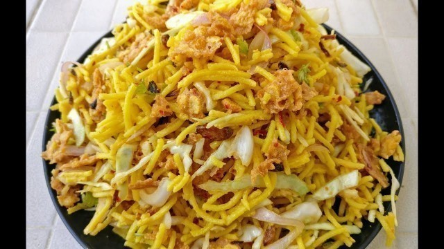 'அத்தோ/கவுசா/Atho/Kowsa/Burmese Food/Chennai Street Food/sujis recipes/tamil'