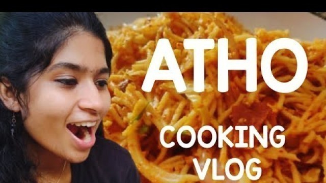 'Famous Street Food Cooking vlog Tamil |Burma Food Atho Recipe and story  |How to make Atho in Tamil'