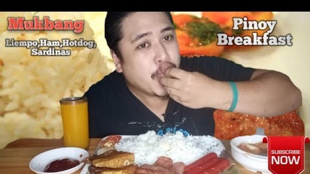 'Breakfast \"Almusal Pinoy\"(Filipino Food style -Mukbang) Tara kain po'