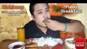 'Breakfast \"Almusal Pinoy\"(Filipino Food style -Mukbang) Tara kain po'