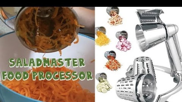 'How I make salad using my Saladmaster Food Processor | MAKMAK FAMILY'