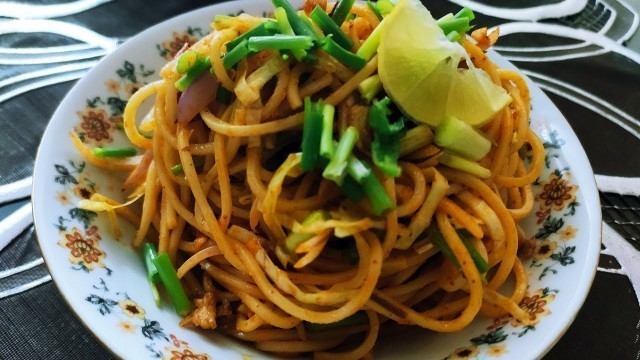 'How to make Burmese Noodle Salad (Khao Suey Atho)'