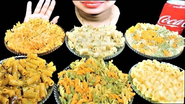 '#MUKBANG EATING: MAGGI vs YIPPEE 6 FLAVORS PASTA | FOOD EATING VIDEOS | PASTA*NOODLES | COLD DRINKS'