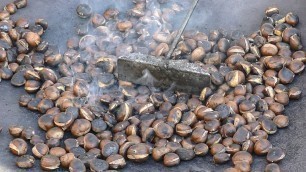 'Roasting Chestnuts. Slovenia and Italy Street Food'