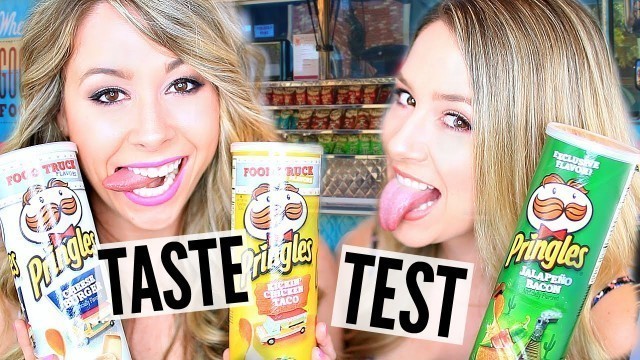 'TASTE TEST | PRINGLES FOOD TRUCK FLAVORS'