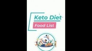 '✅ Keto Diet Food List'