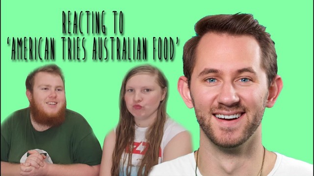 'REACTION VIDEO | AMERICAN TRIES AUSTRALIAN FOOD'