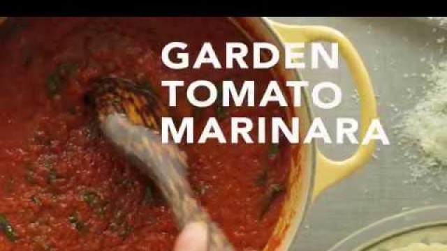 'Garden Tomato Marinara with the KitchenAid® Food Grinder Attachment'