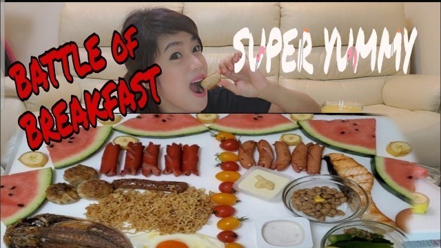 'JAPAN vs PINOY BREAKFAST MUKBANG w/ special COLLABORATION @Alexander Roca'