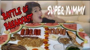 'JAPAN vs PINOY BREAKFAST MUKBANG w/ special COLLABORATION @Alexander Roca'