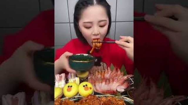 'yummymukbangasmr #food #asmreating #asmrfood #fyp #mukbangvideo #foodporn #eatingshow #koreanfood(3)'