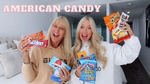 'AUSTRALIAN MOTHER & DAUGHTER TRY AMERICAN CANDY!!'