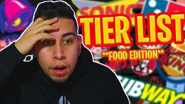 'Ranking Top Fast Food Restaurants in The U.S. - Tier List Food Edition!'