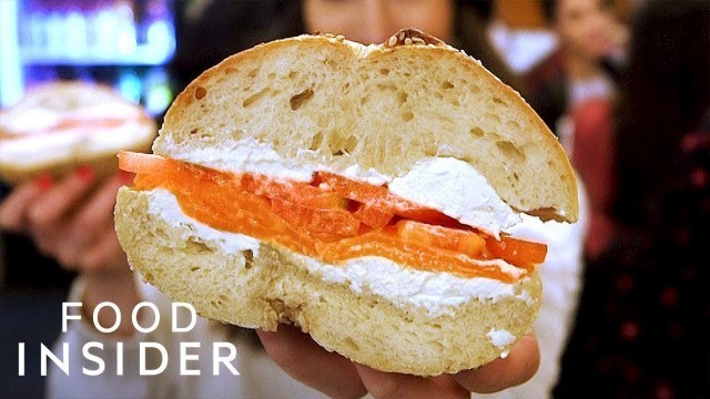 'The Best Bagel And Lox In NYC | Best Of The Best'