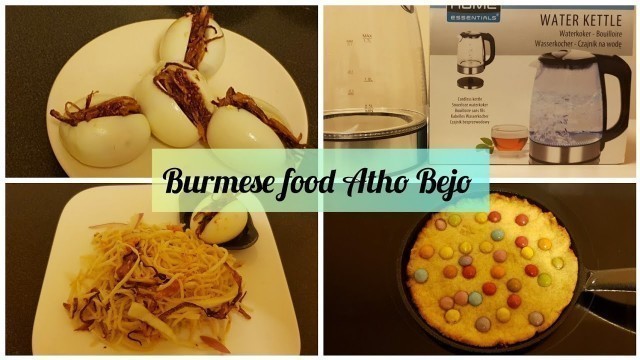 'Evening to night routine | Burmese streets food atho bejo tamil France.'