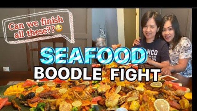 'Seafood Boil Boodle Fight on Her Birthday | Homemade Sea Food Boil'