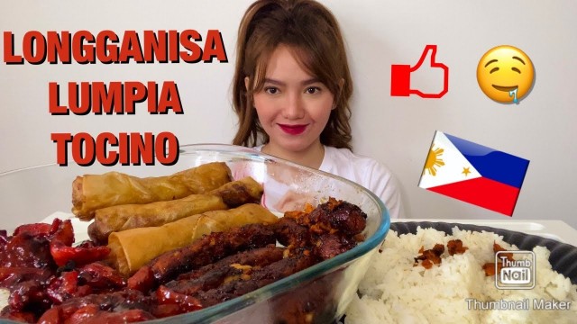 'Pinoy Almusal Mukbang || Lumpiang Gulay | Tocino | Longganisa | Filipino Breakfast  | Kamayan'