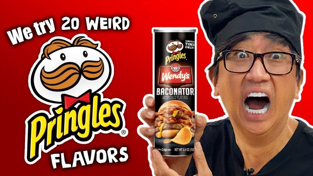 '20 WEIRD Pringles Flavors Feat. Wendy\'s Baconator'