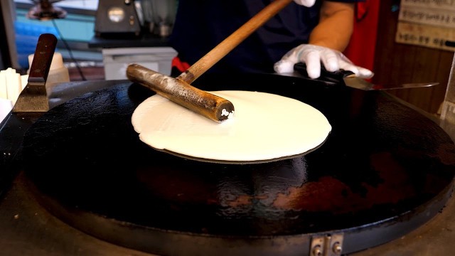 'Three Flavors Ice Cream Crepe - Korean Street Food'