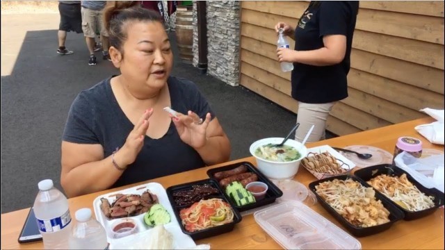 'Tasting at Khao Niew Lao Street Food Cart in Happy Valley, OR'