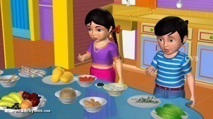 'Learn Telugu Ruchulu - Taste -   3D Animation Telugu Rhymes for children'