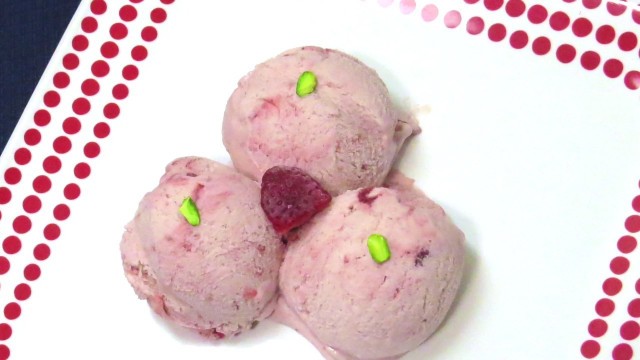 'Strawberry Ice cream | No Food Color | No Artificial Flavors'