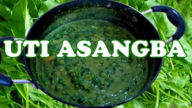 'Uti/OOTI Asangba recipe Thongba - Green Uti'