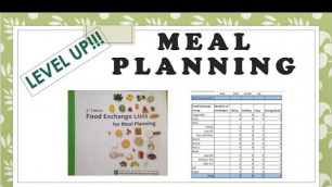 'How to Create a Meal Plan (Part 2) || Food Exchange List for Filipinos'