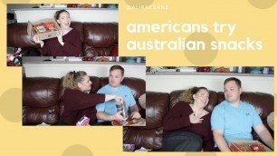 'AMERICANS TRY AUSTRALIAN SNACKS --- ALIRAEBANZ'