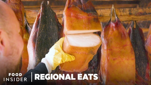 'How Icelandic Fermented Shark Is Made | Regional Eats'