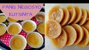 'NO FOOD COLOR/DIY lye|| Kutsinta with cassava flour|| Kutchinta pang negosyo ideas'