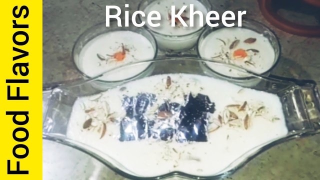 'Rice Kheer by Nasreen Akhtar(Mohaarram) 