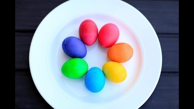 'DIY ViBRANT Easter Egg Colors | Brooklyn and Bailey'