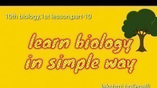 '10th biology,1.Nutrition-food supplying system,part-10'