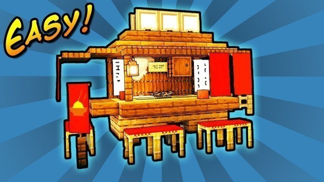 'Make Your Own Ramen Cart in Minecraft! (EASY Build Tutorial)'