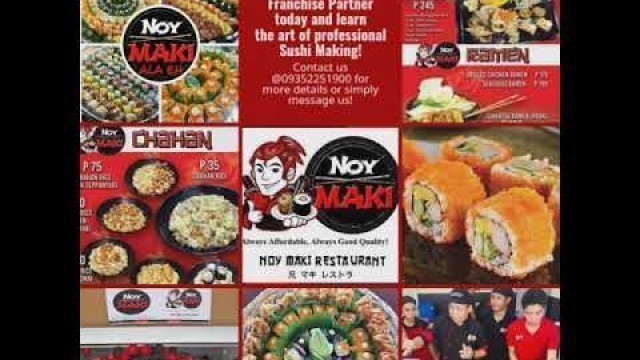 'Noy Maki JAPANESE foodcart/resto/kiosk/foodtruck Franchise'