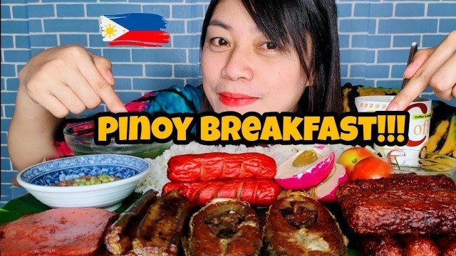 'Filipino Almusal Mukbang!!! | Pinoy breakfast Mukbang!! | Mukbang Philippines'