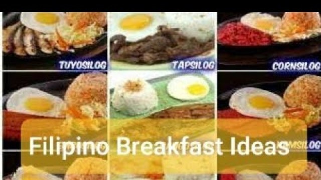 'Filipino Breakfast Ideas| Pagkaing Pinoy| Breakfast'