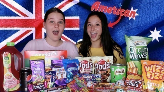 'AMERICAN TRIES AUSTRALIAN FOODS FOR THE FIRST TIME'