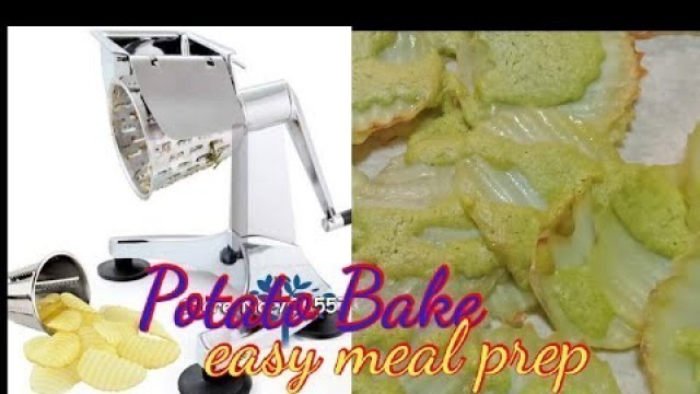 'MAKING POTATO BAKE WITH SALADMASTER FOOD PROCESSOR'